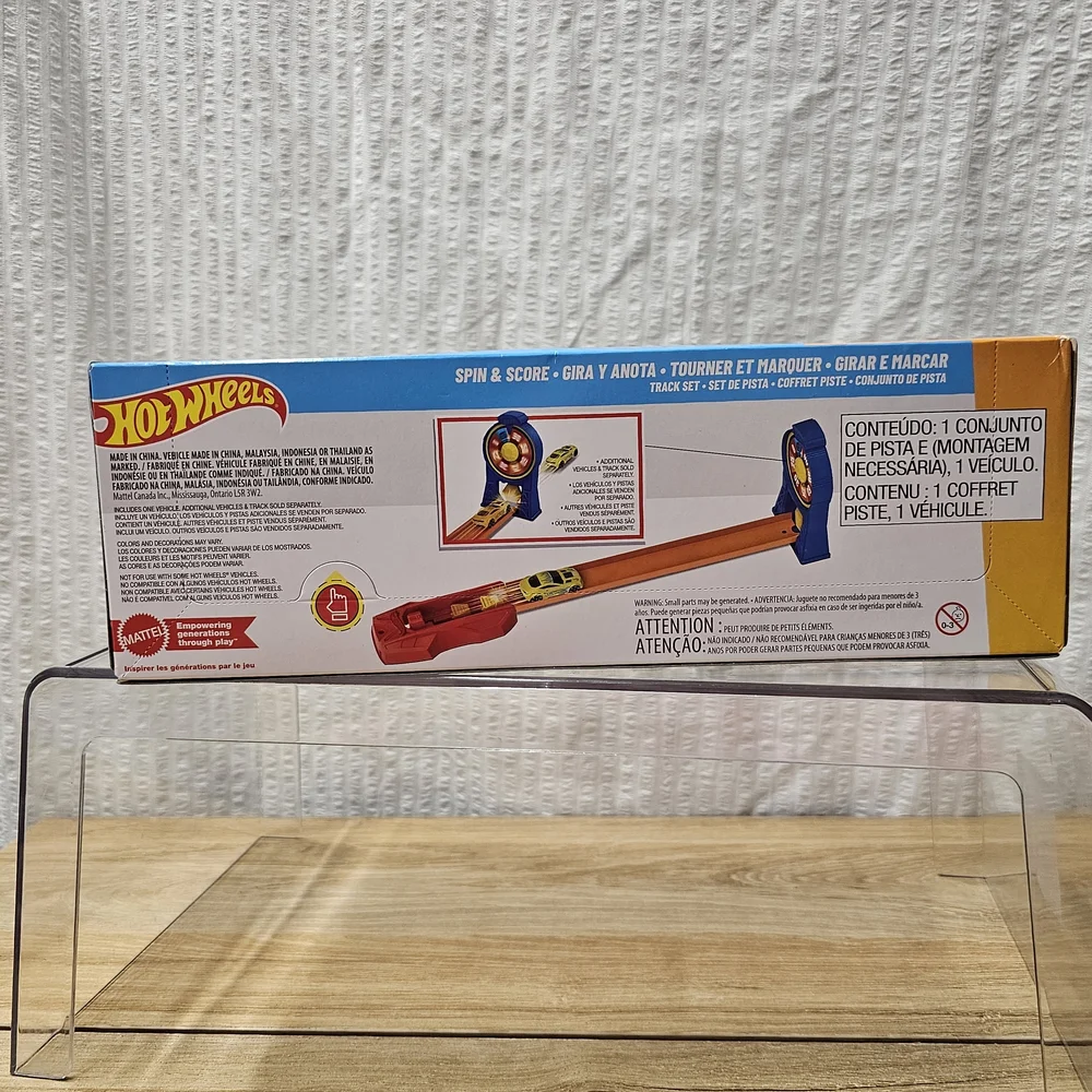 Mattel Hot Wheels Action Power‎ Spin and Score Car and Track Set